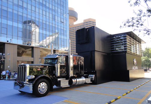 大型雙層雙擴容展示車